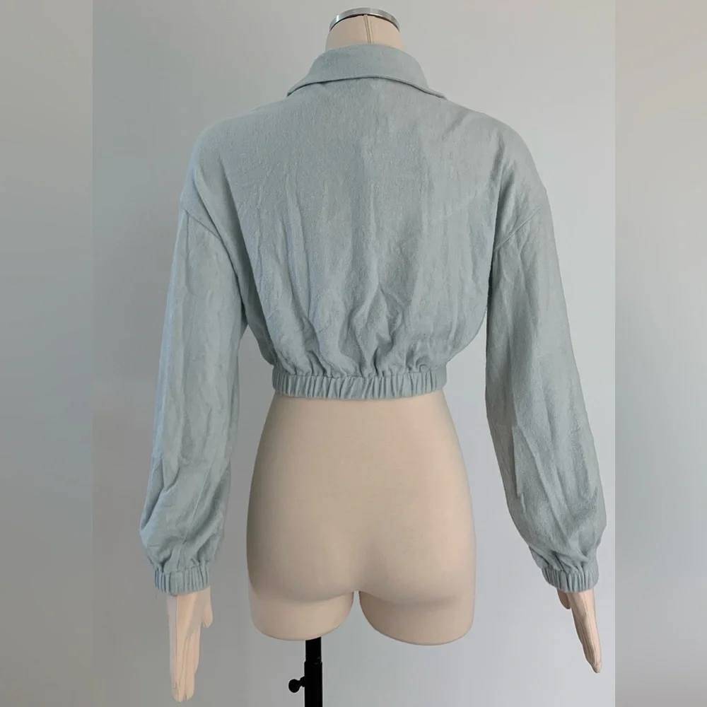 Fleece Quarter Zip Pull Over Sweatshirt - Picture 6 of 7